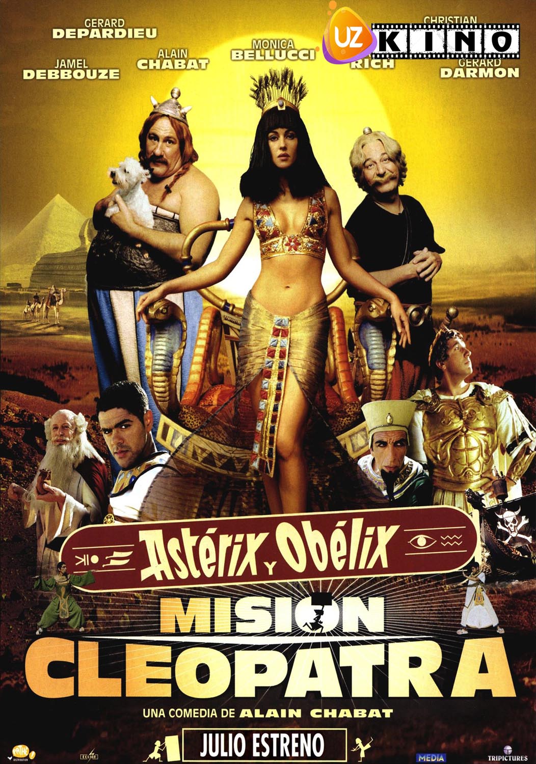 Asteriks va Obeliks Kleopatra missiyasi 2002 Uzbek tilida